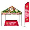 Premium Booth Display Package, Premium Display Kit, Booth Display Package, Display Kit, Table Throw, Table Covers, Tablecloths, Tents, Canopy Tents, Casita Tents, Pop Up Tents, Pop-Up Tents, Feather Flags, Flags,