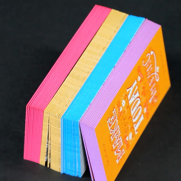 Painted Edge Business Cards, Painted Edge Cards, Business Cards, Edge Cards, Edge Business Cards\