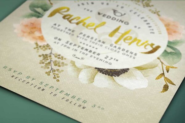 Announcement Cards, gold foil 2, announcement-cards,